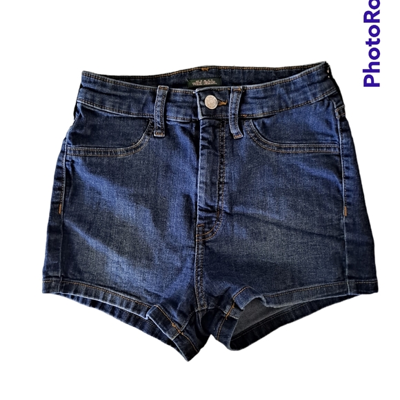 wild fable Pants - Wild Fable high waist blue denim shorts
